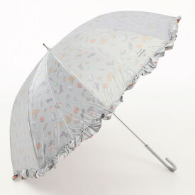ラデュレ LADUREE 長傘 雨傘 ブランド 傘 ギフト プレゼント 贈り物 マカロン グレー系 フリル サテン おしゃれ 女性 レディース 婦人傘 傘寿 華やか 人気 無料ラッピング指定可
