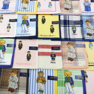 【ベア柄デザイン・色・柄　お任せ商品】ポロ ラルフローレン ハンカチ 綿 レディース 女性 POLO RALPH L…