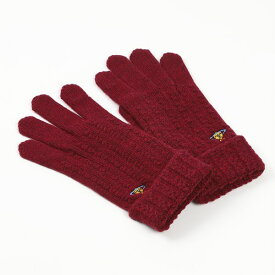 【レビュー特典対象商品】　ヴィヴィアンウエストウッド　Vivienne Westwood　カシミヤ混手袋　v6061　無料ラッピング指定可　明日楽対応商品　【　オーブ　てぶくろ　ギフト　ブランド　ニット　毛　防寒　レディース　スマホ　タッチパネル　】