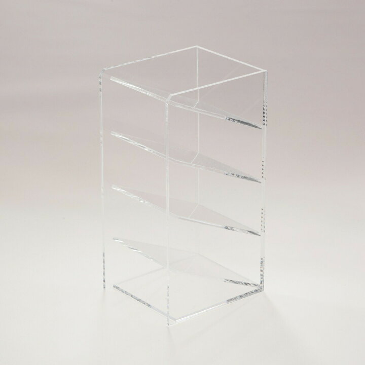 楽天市場 アクリル 小物ラック 4段 Acp Akr01 文具 小物入れ アクリサンデー楽天市場店