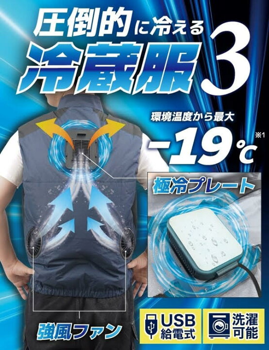 楽天市場】THANKO サンコー 即納 ペルチェベスト 最新型 TKCV24 冷蔵服  