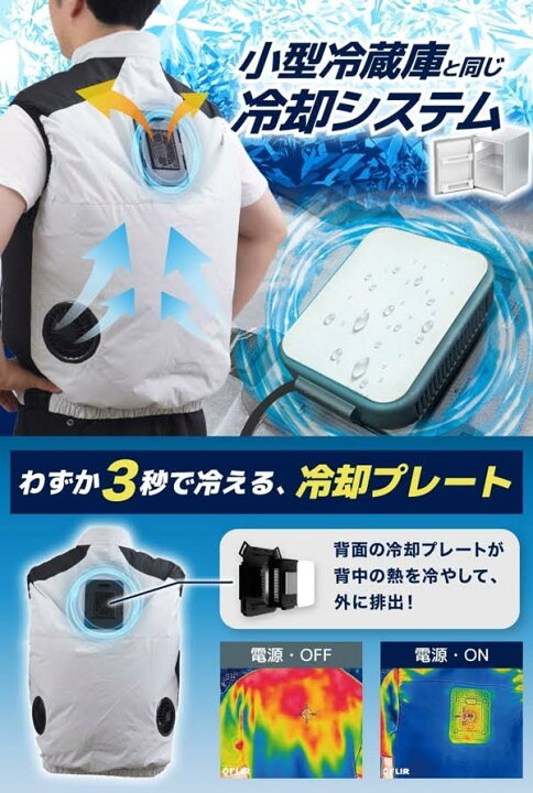 楽天市場】THANKO サンコー 即納 ペルチェベスト 最新型 TKCV24 冷蔵服 