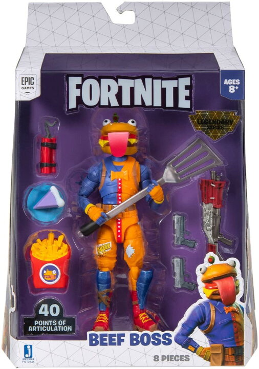 楽天市場】Fortnite フォートナイト ビーフボス 6インチ フィギュア 