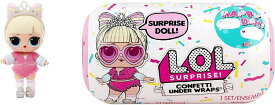 L.O.L. Surprise 即納 L.O.L.サプライズ コンフェッティ リビールドール プレゼントサプライズ リリース with 15 LOL サプライズ アンダーラップス アイスパイ Confetti Reveal doll present underwraps リヴィール LOLサプライズ 人形 女の子用 underwrap part2 Happy Day