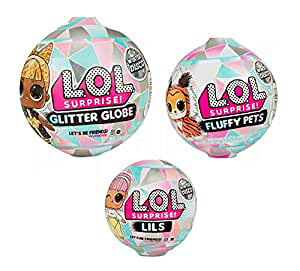 y3ZbgzL.O.L. Surprise L.O.L.TvCY! EC^[fBXR V[Y 3_Zbg Ob^[O[u tbtBybg Y LOL TvCY Winter Disco Series with Glitter Hair lolTvCY LOL