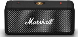 Marshall スピーカー Emberton black マーシャル エムバートン/ Portable Bluetooth SPEAKER /ポータブルスピーカー ワイヤレス　ブルートゥース /model 1001908　黒 ブラック/ IPX7防水スピーカー正規品 エンバートン　極小サイズ/ 携帯