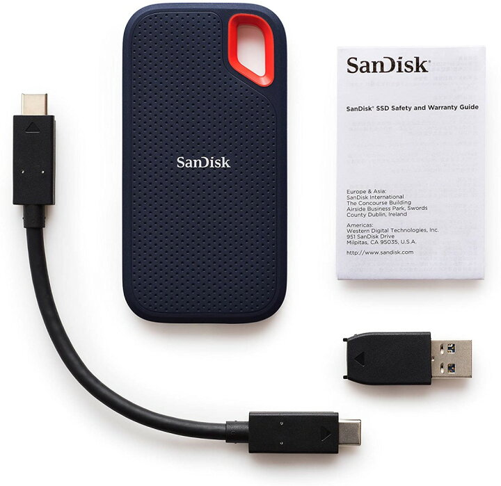 楽天市場】Sandisk 外付SSD 2TB 550MB エクストリーム ポータブル  