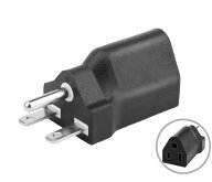 100V変換プラグ、15A 日本仕様200Vプラグ変換100V電源プラグ 100V コンセント変換アダプター/ NEMA 6-15…