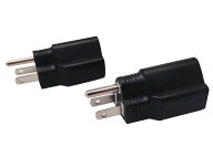 100V変換プラグ、15A 日本仕様200Vプラグ変換100V電源プラグ 100V コンセント変換アダプター/ NEMA 6-15…