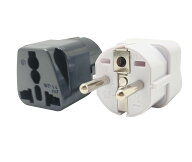 海外用変換アダプター 形状種類 C.SEタイプ 最大250V 10A-16A 対応 便利な小型デザイン 各国の電子機器を…