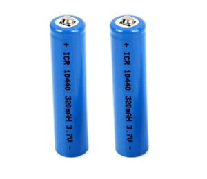 uWASHODOvPl 10440 `ECI@[ddr 3.7V@320mAh 2{Zbg OSۏؕt P4 lithium@battery@iobe[@