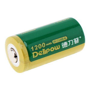 �uWASHODO�vDELIPOW CR123A ���`�E�� �[�d���d�r 1�{ 3V 1200mah lc 16340 �[�d���d�r ���i���u�����h�i�u800-0116�v��������