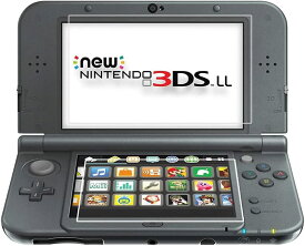 「WASHODO」Nintendo 3DS LL 専用の液晶保護フィルム　上下セット2枚　TPU液晶保護フィルム 指紋防止　反射防止タイプ 「523-0001」送料無料