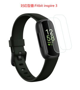 Fitbit Inspire3 �ی�t�B����TPU�� �\�蒼���� �\�t�ȒP �X���[�X�^�b�` �C�A�Ȃ� �L�Y�C�� �����ߗ� �Ȗʂ�S�ʃJ�o�[ Fitbit Inspire 3 �Ή�[1�Z�b�g2������]