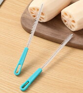2本組 太め掃除ブラシ キッチン必須品 20.5*1CM　ストリップブラシタイプ クリーニングしやすい ナイロン…