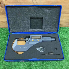 【中古美品】 モノタロウ デジタル外側マイクロメータ 20365808 OS-25 【鴻巣店】