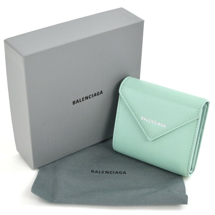 楽天市場】バレンシアガ 財布 レザー 二つ折り 小銭入れ付き ペーパー  