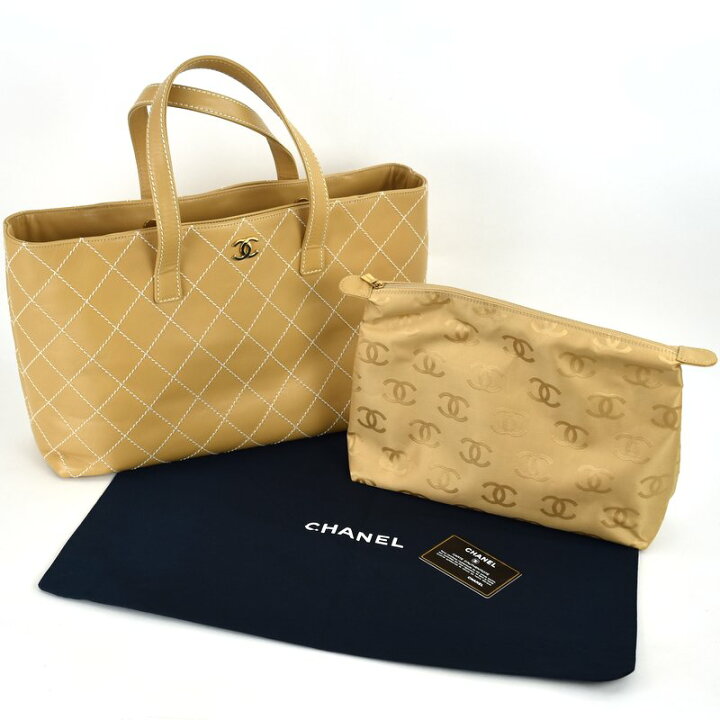 楽天市場】シャネル バッグ レディース トートバッグ ワイルドステッチ  