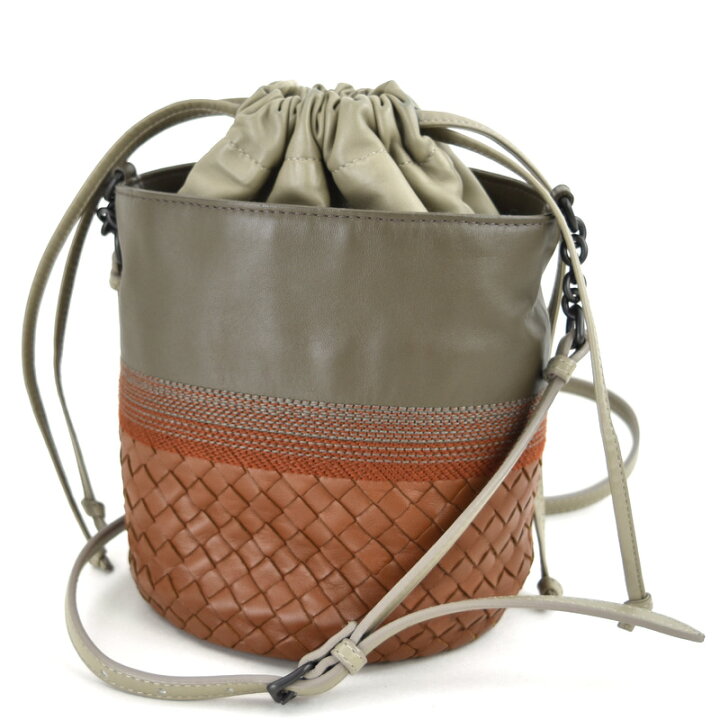 楽天市場】ボッテガヴェネタ ショルダーバッグ イントレチャート 巾着  