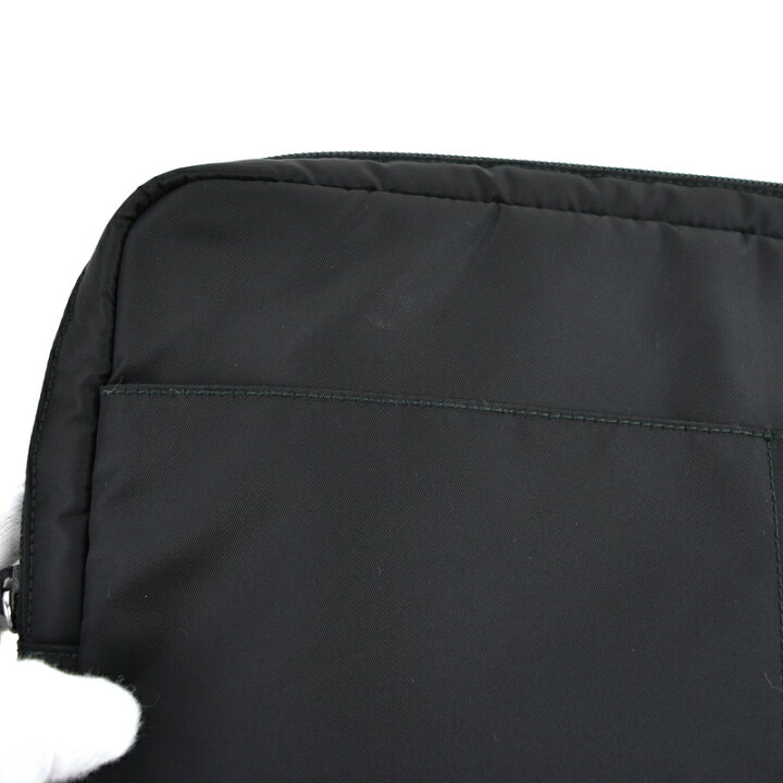 楽天市場】プラダ バッグ パソコンバッグ ナイロン ブラック クラッチ  