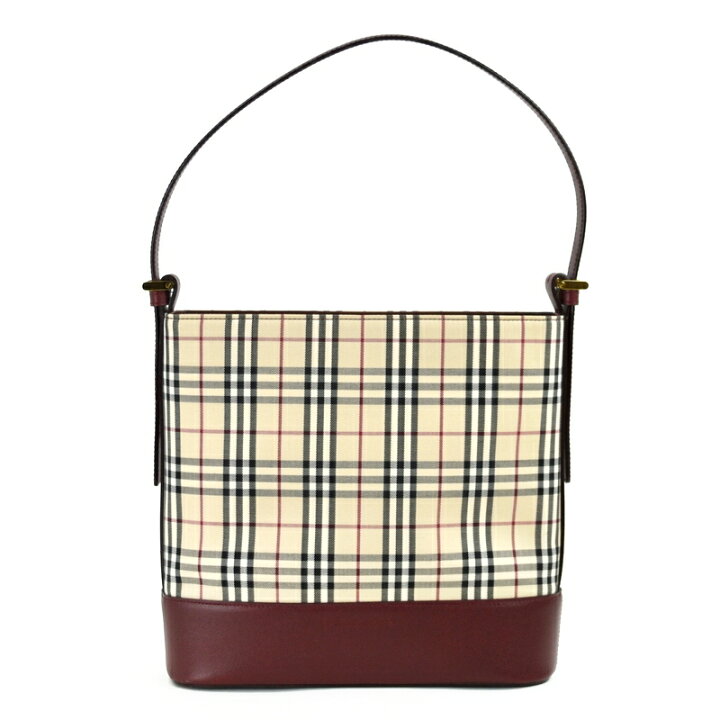楽天市場】バーバリー バッグ レディース ノバチェック ワンショルダー  