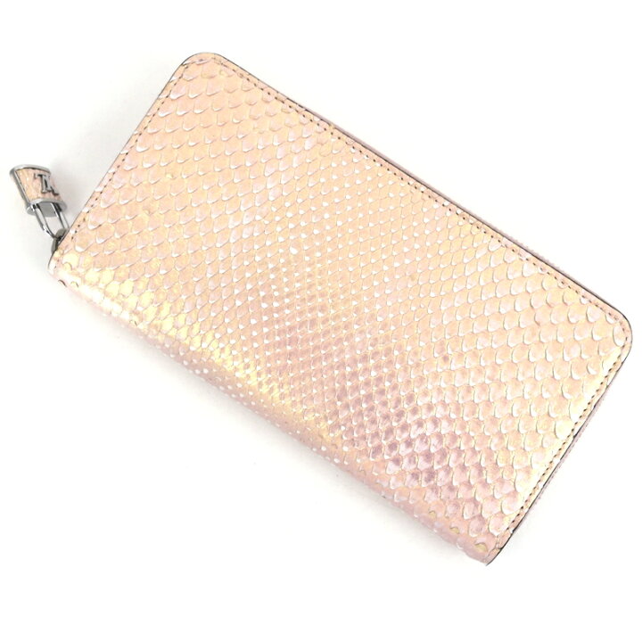 楽天市場】ルイヴィトン 長財布 パイソンレザー ピンク系 ジッピー  