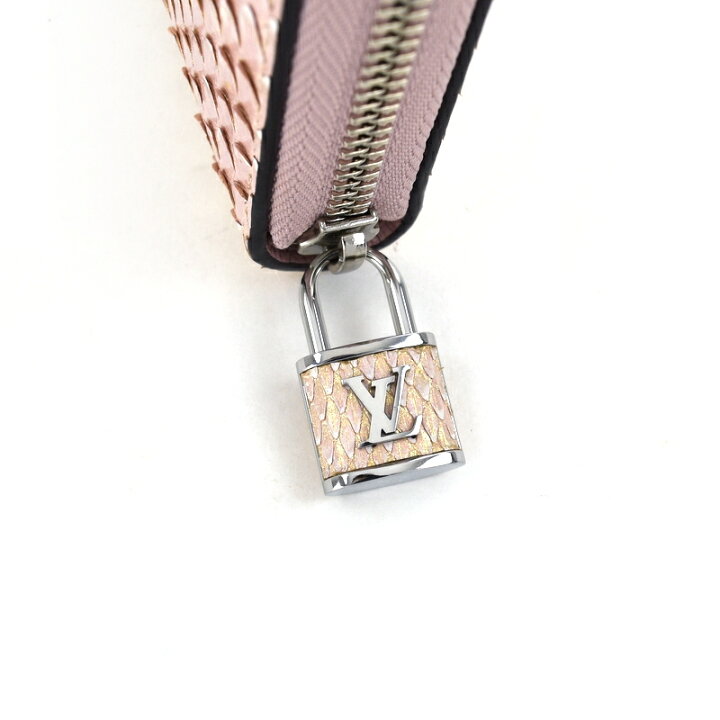 楽天市場】ルイヴィトン 長財布 パイソンレザー ピンク系 ジッピー  