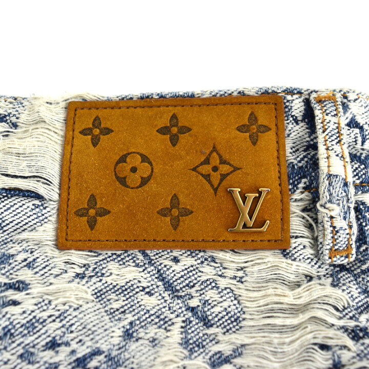 楽天市場】ルイヴィトン メンズ カーペンターデニム ショートパンツ LV 