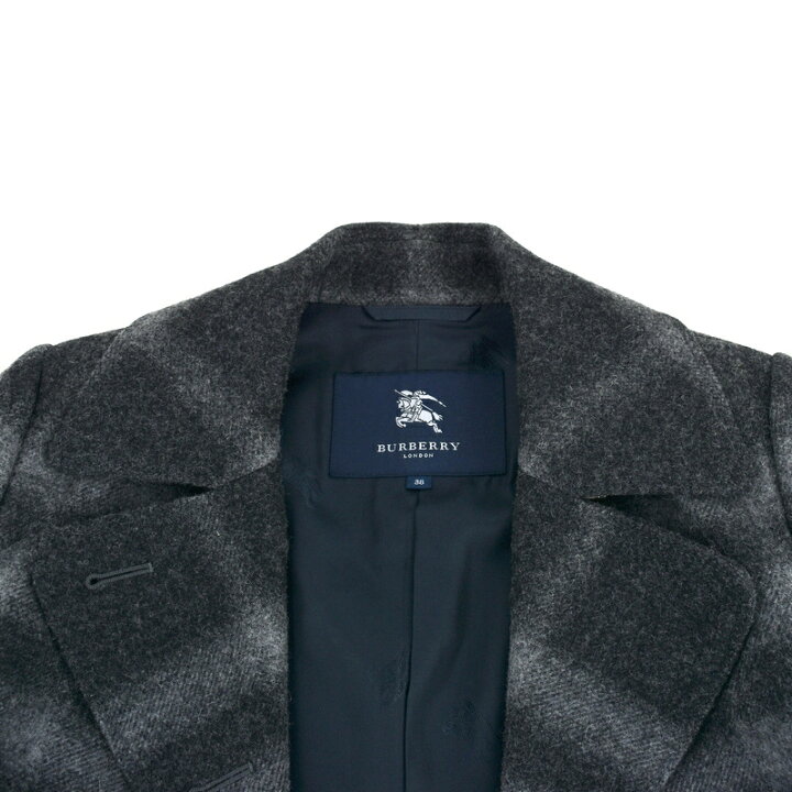 楽天市場】バーバリー レディースアウター Pコート サイズ38 毛100  