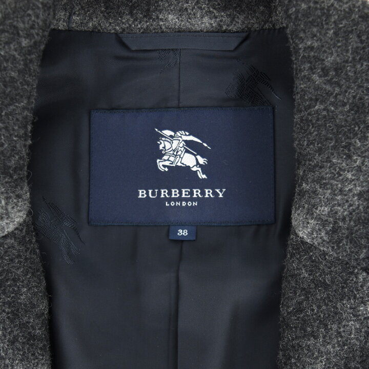 楽天市場】バーバリー レディースアウター Pコート サイズ38 毛100  