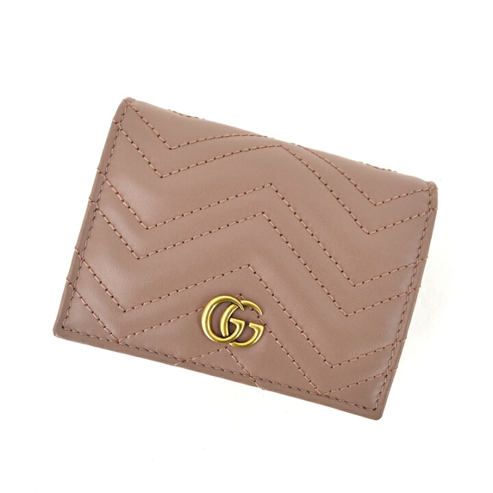 楽天市場】グッチ 財布 レディース 二つ折り財布 GGマーモント 466492 