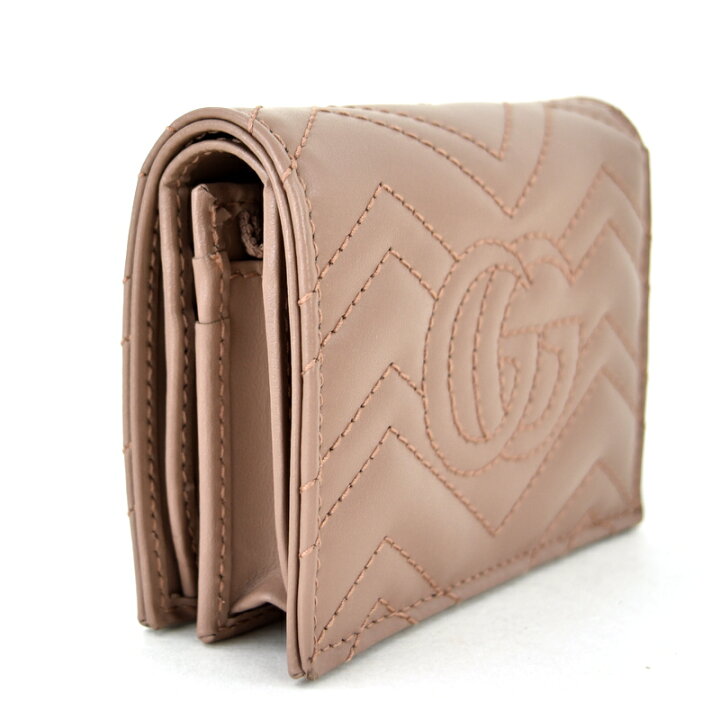 楽天市場】グッチ 財布 レディース 二つ折り財布 GGマーモント 466492  