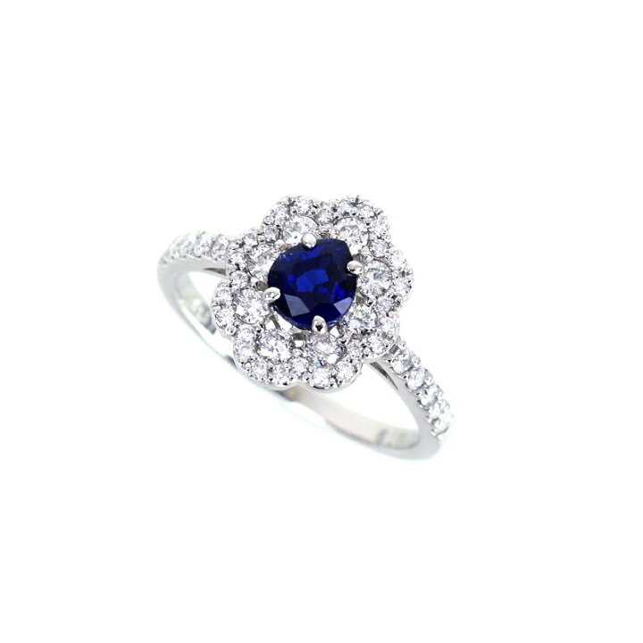 楽天市場】サファイア 指輪 Pt900 12号 サファイヤ 0.79ct 