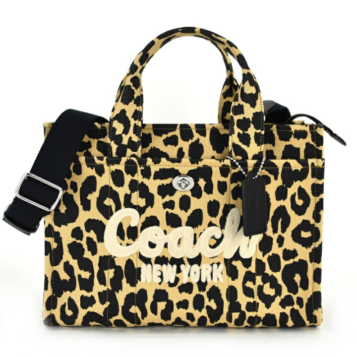 楽天市場】コーチ バッグ レディース レオパードプリント カーゴトート  