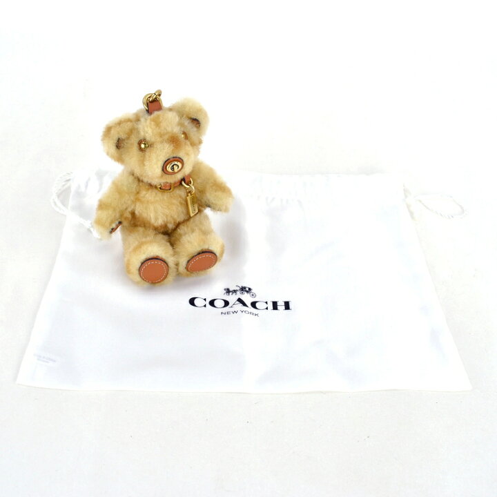 楽天市場】コーチ ベアバッグチャーム シグネチャーシアリング CH112  