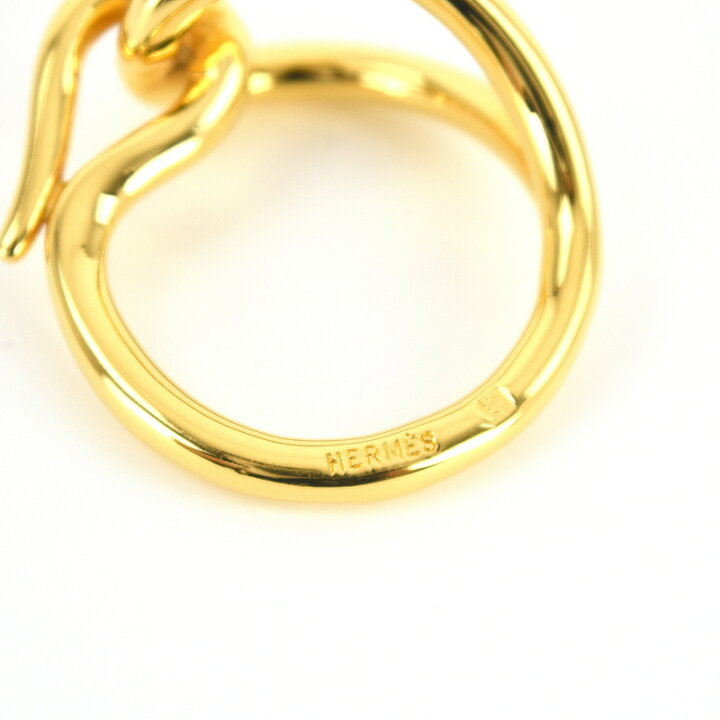 楽天市場】エルメス スカーフリング スカーフ留め ジャンボ ゴールド  