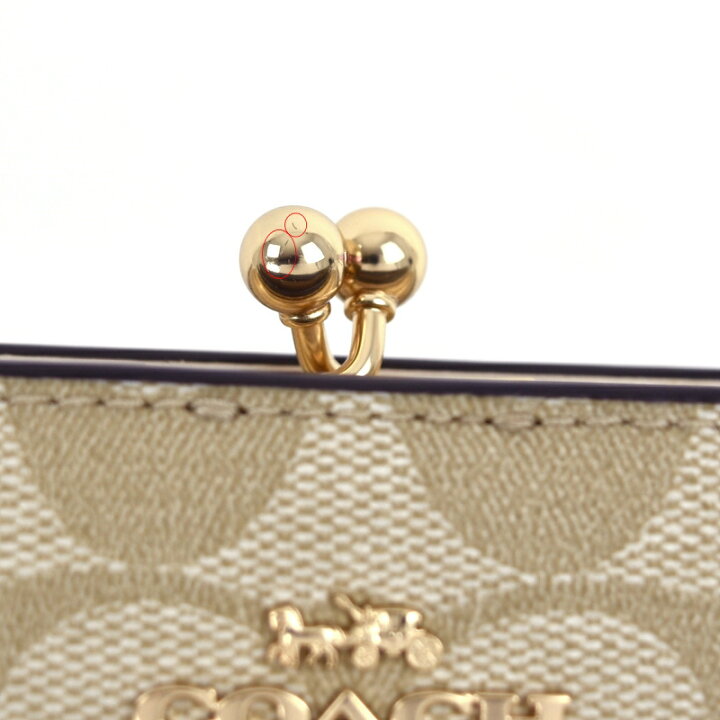 楽天市場】コーチ 財布 レディース キスロック ミディアム ウォレット  