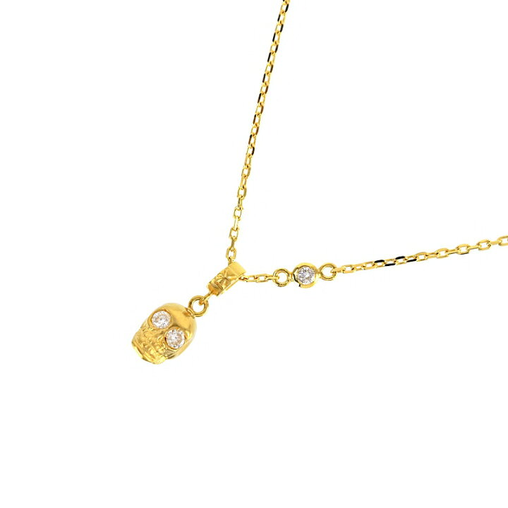 楽天市場】ローリーロドキン K18YG ネックレス プチスカル ペンダント  