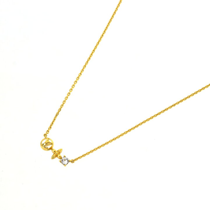 楽天市場】ルイヴィトン ネックレス プティ ルイ M00368 ゴールド  