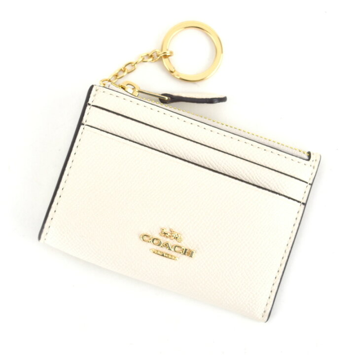 楽天市場】コーチ ミニスキニーIDケース 88250 ホワイト チョーク  