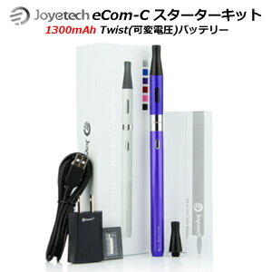 Joyetech eCom-C �X�^�[�^�[�L�b�g 1300mAh Twist(�ϓd��)�o�b�e���[
