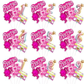 誕生日 風船 飾り付け バルーン 飾り パーティー バースデー ガーランド セット barbie バービー風 プリンセス ピンク