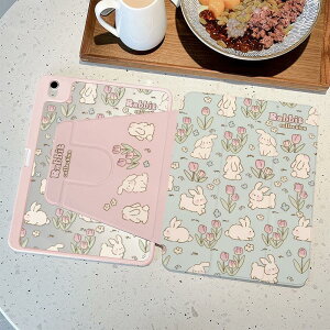 �E�T�M iPad�P�[�X �ی�J�o�[ ���� iPad5/6 air1/2/3/4/5 Mini6 iPadpro18/20/21/22 11 iPadpro 12.9 iPad9.7 360�x��] �y�����[�t�� �s���N �u���[