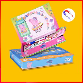 ペッパピッグ Peppa Pig パズル モンテッソーリ 知育玩具 型はめ 形合わせ はめ込みおもちゃ 磁力 4 5 6歳知育玩具 女の子 男の子 クリスマス 誕生日 プレゼント ギフト