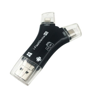 X}z SD J[h[_[ SDJ[hJ[_[ 4in1 USB  {戵t iPhone Android iPad Mac ɑΉ TypeC micro SD ʐ^  obNAbv f[^