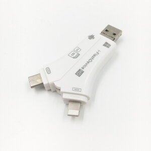 X}z SD J[h[_[ SDJ[hJ[_[ 4in1 USB  {戵t iPhone Android iPad Mac ɑΉ TypeC micro SD ʐ^  obNAbv f[^