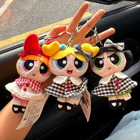パワーパフガールズ ぬいぐるみ マスコット パワパフ キーホルダー グッズ キャラクター ブロッサム バブルス バターカップ ぬいぐるみキーホルダー マスコットキーホルダー かわいい おしゃれ 大きい 高校生 中学生 大人 子供 パワパフガールズ ストラップ プレゼント