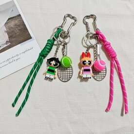 パワーパフガールズ ぬいぐるみ パワパフ キーホルダー ブロッサム バブルス バターカップ かわいい おしゃれ 高校生 中学生 大人 子供 ストラップ プレゼント