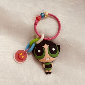 パワーパフガールズ ぬいぐるみ パワパフ キーホルダー ブロッサム バブルス バターカップ かわいい おしゃれ 高校生 中学生 大人 子供 ストラップ プレゼント