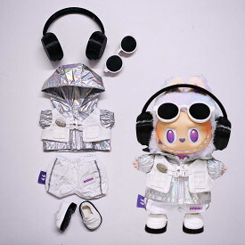 即納 当日発送可 LABUBU ラブブ 5点セット ぬいぐるみ用服 洋服 ぬい服 ぬいぐるみ 着せ替え ドール服 人形 ぬい用服 衣装セット 推し活グッズ ぬいぐるみは別売り